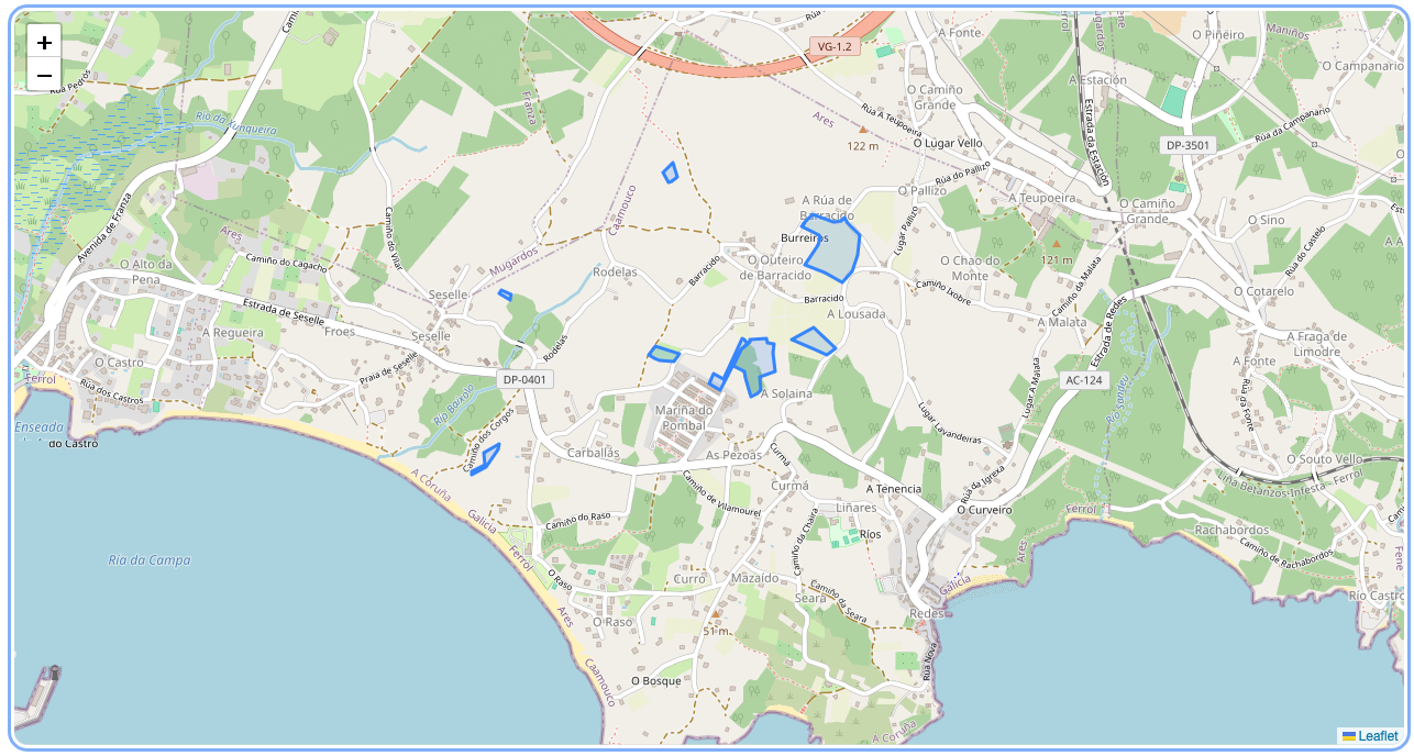 Captura del mapa de MarcoMap